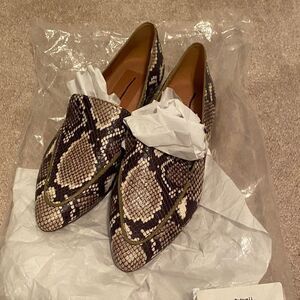 Madewell Frances Snakeskin Loafer